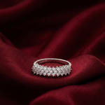 Load image into Gallery viewer, 925 Sterling Silver Floral Cluster Zircon Ring for Women