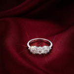 Load image into Gallery viewer, Classic 925 Sterling Silver Multi-Stone Sparkle Ring for Women