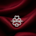 Load image into Gallery viewer, Elegant 925 Silver White Hearts Ring For Women