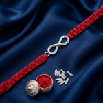 Load image into Gallery viewer, Premium Infinity 925 Sterling Silver Rakhi