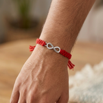 Load image into Gallery viewer, Premium Infinity 925 Sterling Silver Rakhi