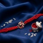 Load image into Gallery viewer, Handcrafted OM 925 Sterling Silver Rakhi