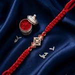 Load image into Gallery viewer, Premium 925 Sterling Silver Rakhi for Brother