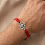 Load image into Gallery viewer, Premium Swastik 925 Sterling Silver Rakhi for Brother