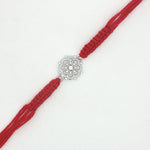 Load image into Gallery viewer, Premium Flower 925 Sterling Silver Rakhi for Brother