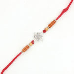 Load image into Gallery viewer, Premium Swastik 925 Sterling Silver Rakhi for Brother