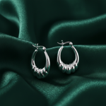 Load image into Gallery viewer, Twister Alto 925 Sterling Silver Hoop Earrings