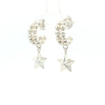 Load image into Gallery viewer, Bubble Shape With Star 925 Sterling Silver Bali Earring