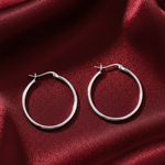 Load image into Gallery viewer, Round Shape 925 Sterling Silver Bali Earring