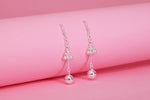 Load image into Gallery viewer, Metal ball 925 Sterling Silver Dangling Hook Earrings for Women