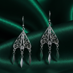 Load image into Gallery viewer, Tribal Link 925 Sterling Silver Earrings