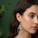 Load image into Gallery viewer, Tribal Link 925 Sterling Silver Earrings