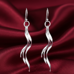 Load image into Gallery viewer, Nalini 925 Sterling Silver Dangling Hook Earrings for Women