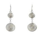 Load image into Gallery viewer, Geometric Waves 925 Sterling Silver Dangling Hook Earrings for Women
