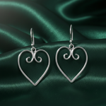 Load image into Gallery viewer, Magical Hearts Link 925 Sterling Silver Earrings