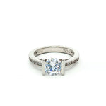 Load image into Gallery viewer, Premium 925 Sterling Silver Solitaire Ring with Sparkling Stone