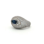 Load image into Gallery viewer, Premium 925 Sterling Silver Solitaire Ring with Sparkling Stone