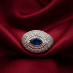 Load image into Gallery viewer, Premium 925 Sterling Silver Solitaire Ring with Sparkling Stone