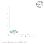 Load image into Gallery viewer, Royal Rainbow Marquee  925 Sterling Silver Ring