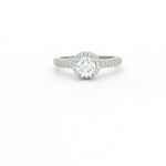 Load image into Gallery viewer, Premium 925 Sterling Silver Solitaire Ring with Sparkling Stone