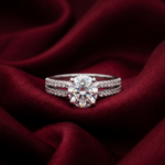 Load image into Gallery viewer, Elegant 925 Sterling Silver Solitaire Ring for Women