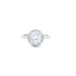 Load image into Gallery viewer, Timeless 925 Sterling Silver Solitaire Halo Ring Luxury Shine