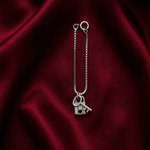 Load image into Gallery viewer, 925 Sterling Silver Lock & Key Watch Charm