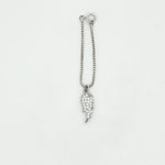 Load image into Gallery viewer, 925 Sterling Silver CZ Angel Wing Charm For Women's