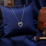 Load image into Gallery viewer, 925 Sterling Silver Heart Shape Pendant Necklace with Adjustable Length