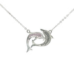 Load image into Gallery viewer, 925 Sterling Silver Classic Fish Pendant Necklace with Adjustable Length For Women