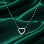 Load image into Gallery viewer, 925 Sterling Silver Heart Pendant Necklace with Adjustable Length
