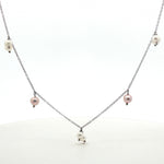 Load image into Gallery viewer, Luxury 925 Sterling Silver Crystal Flower Pendant with Chain