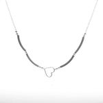 Load image into Gallery viewer, 925 Sterling Silver Heart Shape Pendant Necklace with Adjustable Length
