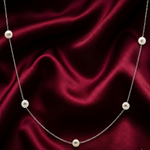 Load image into Gallery viewer, Beautiful 925 Sterling Silver Pearl Necklace with Natural Pearl