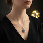 Load image into Gallery viewer, 925 Sterling Silver Openable Locket Pendant Necklace with Adjustable Length