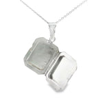 Load image into Gallery viewer, 925 Sterling Silver Openable Locket Pendant Necklace with Adjustable Length