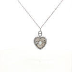 Load image into Gallery viewer, Luxury 925 Sterling Silver Crystal Flower Pendant with Chain