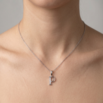 Load image into Gallery viewer, 925 Sterling Silver Round Shape Pendant Necklace with Adjustable Length