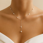 Load image into Gallery viewer, Luxury 925 Silver Pearl Necklace for Girls & Women