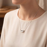 Load image into Gallery viewer, The Been That Wakes Up World 925 Sterling Silver Pendant Adjustable Chain with Message Postcard