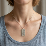 Load image into Gallery viewer, I Couldn't Say " I DO" Without You 925 Sterling Silver Pendant Adjustable Chain with Message Postcard