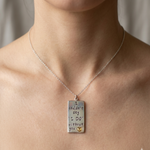 Load image into Gallery viewer, I Couldn't Say " I DO" Without You 925 Sterling Silver Pendant Adjustable Chain with Message Postcard