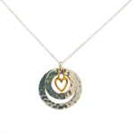 Load image into Gallery viewer, Love 925 Sterling Silver Pendant With Adjustable Chain with Message Postcard