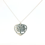 Load image into Gallery viewer, Love 925 Sterling Silver Pendant With Chain Adjustable Length