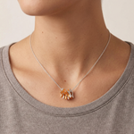 Load image into Gallery viewer, Lucky Seven 925 Sterling Silver Pendant Adjustable Chain with Message Postcard