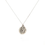 Load image into Gallery viewer, Mother & Daughter 925 Sterling Silver Pendant With Chain Adjustable Length in Glass Bottle
