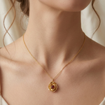 Load image into Gallery viewer, Rose 925 Sterling Silver Pendant With Chain Adjustable Length in Glass Bottle