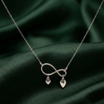Load image into Gallery viewer, Love & Forever 925 Sterling Silver Pendant With Chain Adjustable Length in Glass Bottle