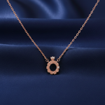 Load image into Gallery viewer, 925 Sterling Silver Round Shape Pendant Necklace with Adjustable Length