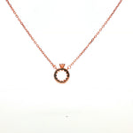 Load image into Gallery viewer, 925 Sterling Silver Round Shape Pendant Necklace with Adjustable Length